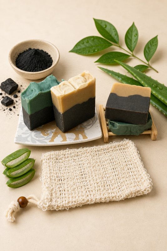 Charcoal Aloe Vera Soap Bar