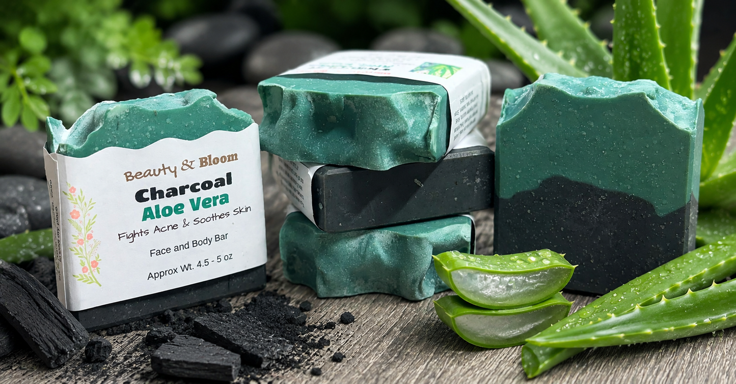 Charcoal Aloe Vera Soap Bar